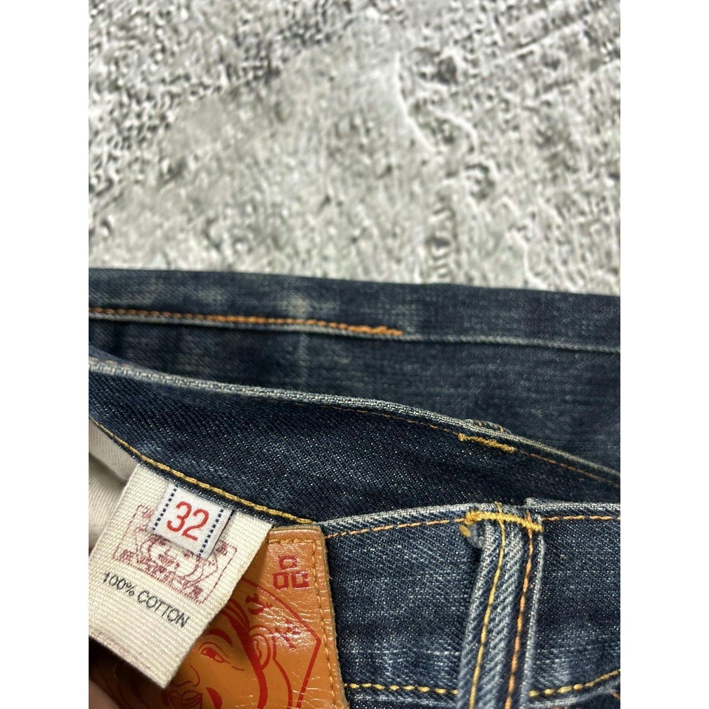 Evisu multipocket jeans multicolor vintage selvedge denim