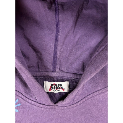 Evisu hoodie purple vintage big logo seagull stars Y2K