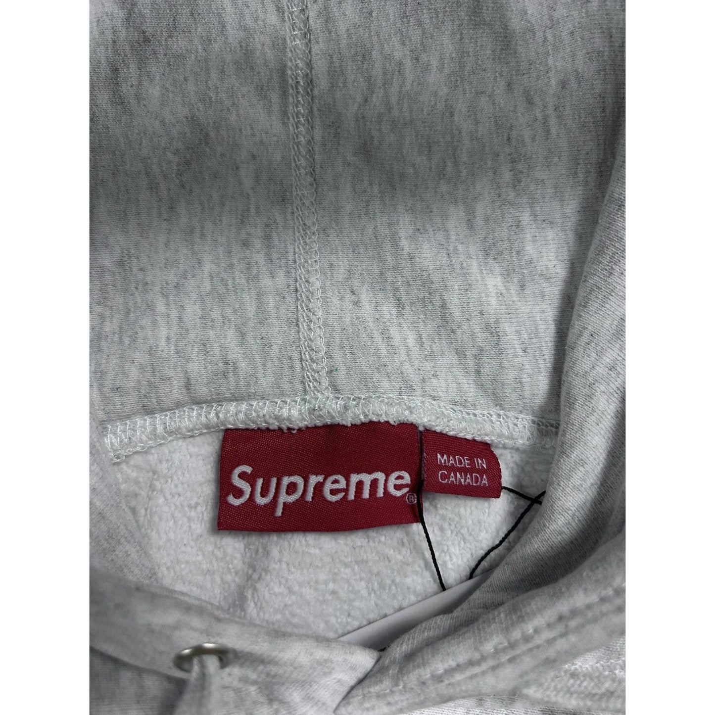 Supreme hoodie SS19 “Classic Ad” Hooded Sweatshirt Gray