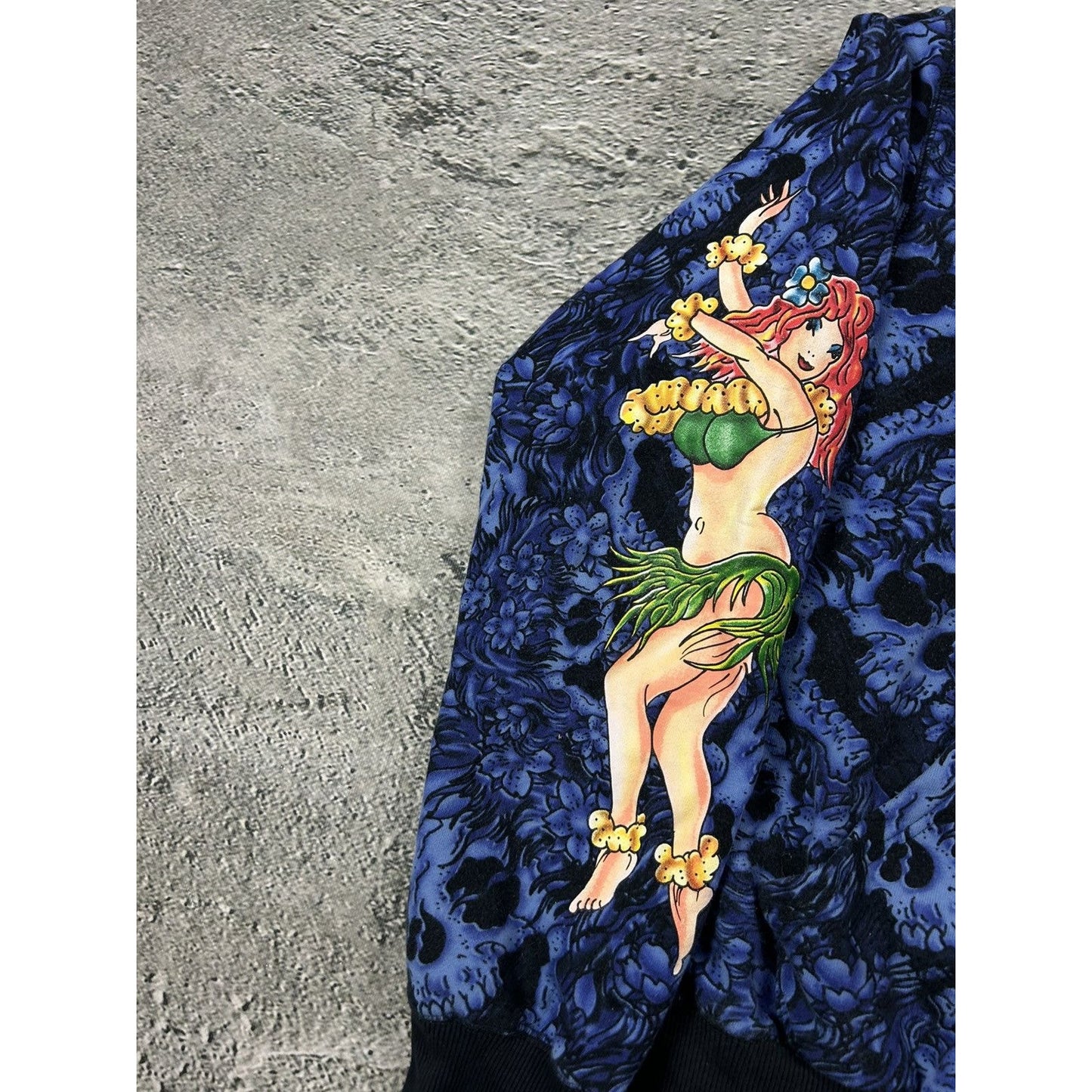 Ed Hardy zip hoodie purple vintage Y2K Christian Audigier