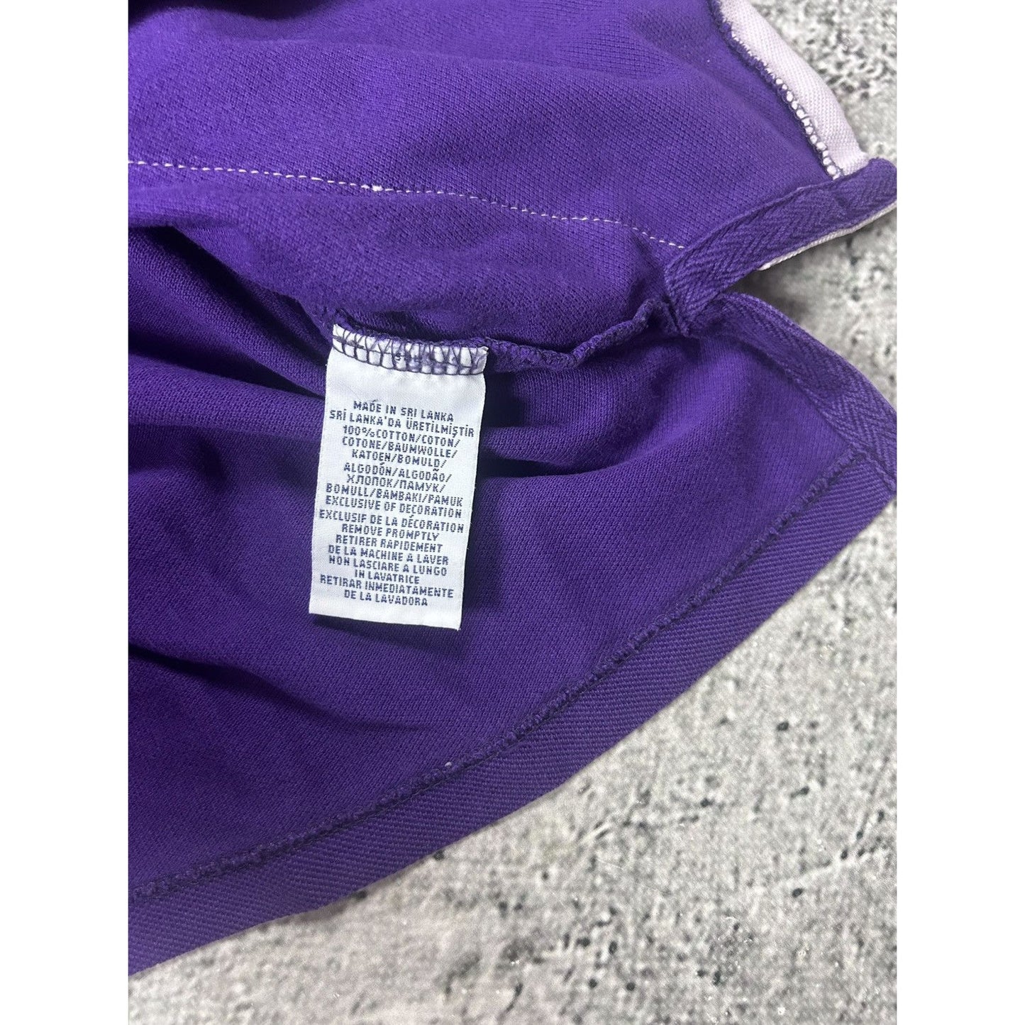 Chief Keef Polo Ralph Lauren purple white stripe