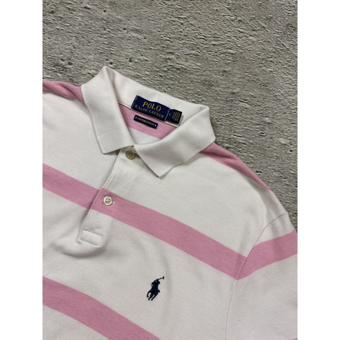 Chief Keef Polo Ralph Lauren striped vintage pink