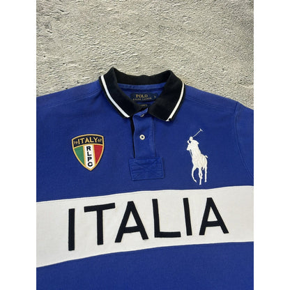 Chief Keef Polo Ralph Lauren Italia vintage blue polo shirt