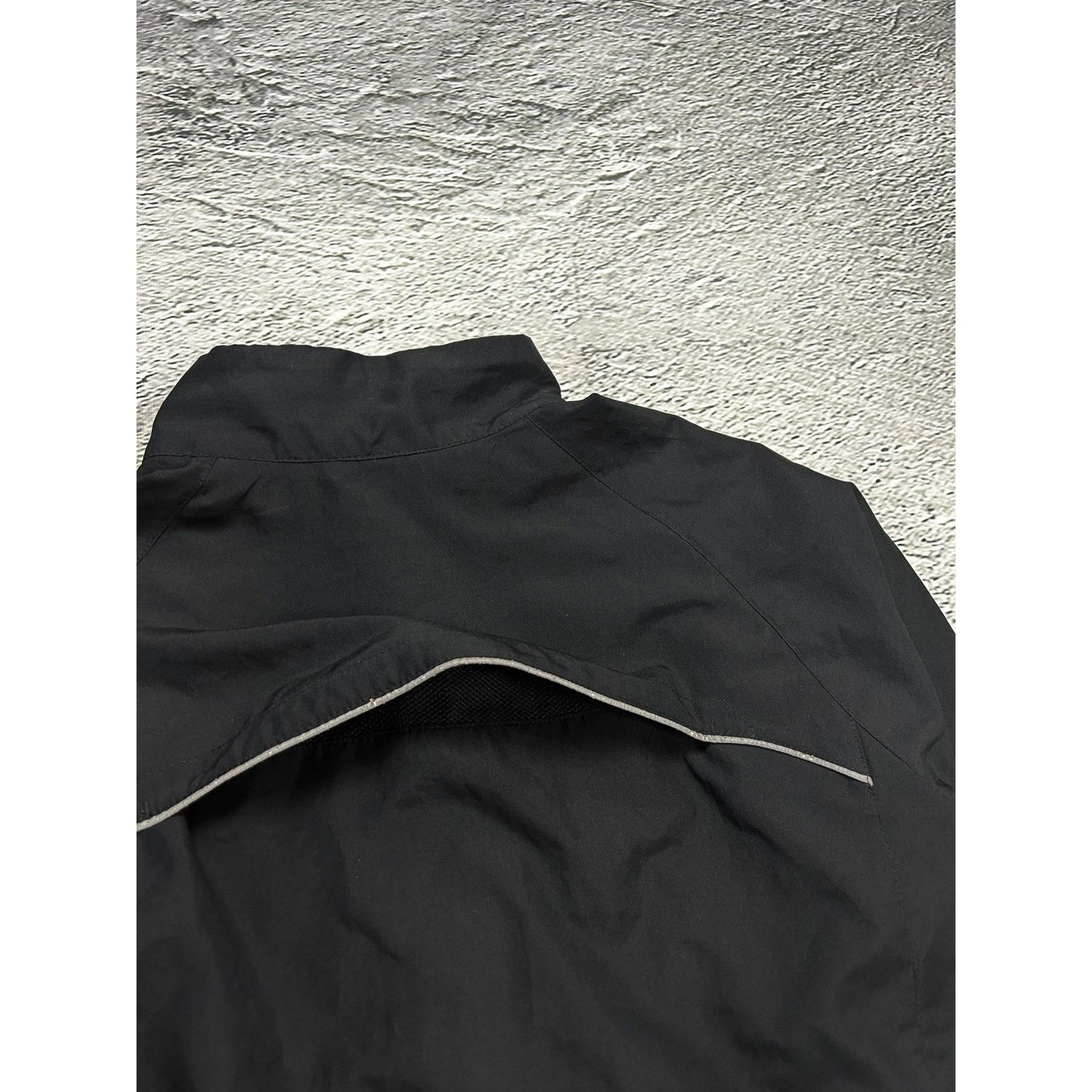 Nike track suit vintage black nylon set Y2K