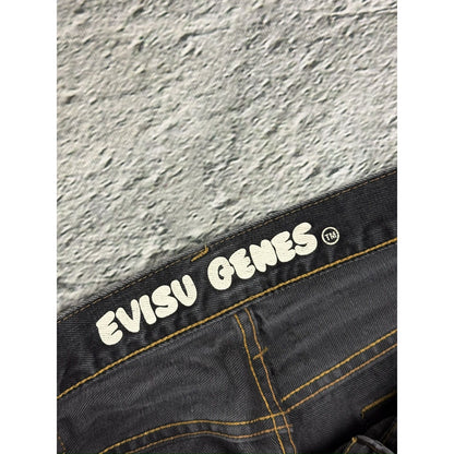 Evisu jeans vintage seagull logo grey / washed black
