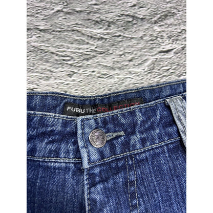 FuBu jeans vintage baggy denim pants blue