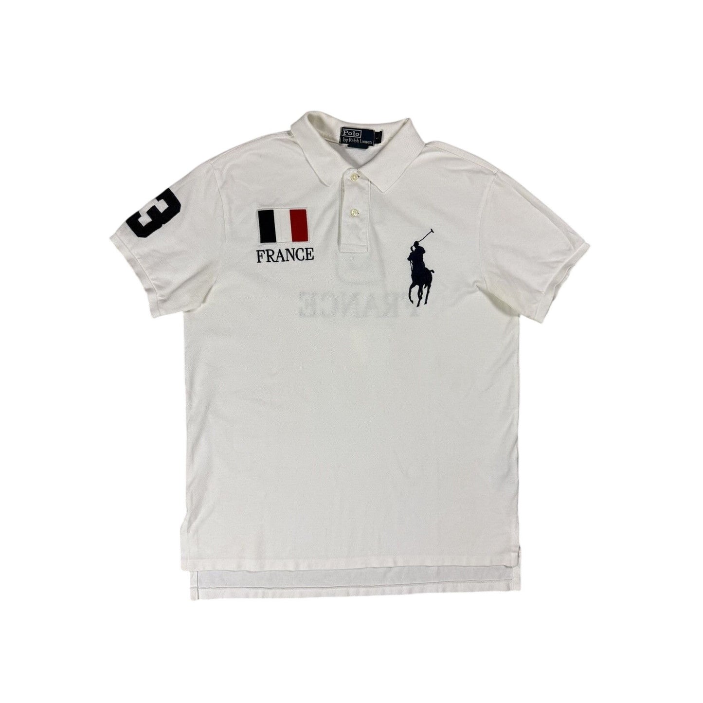 Chief Keef Polo Ralph Lauren France vintage shirt white
