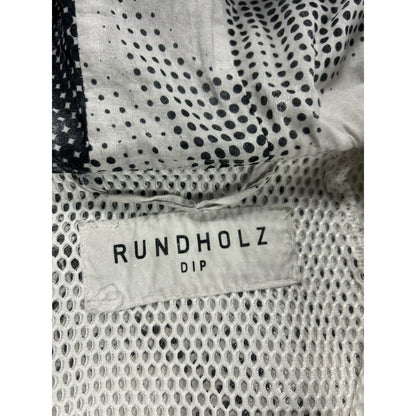 Rundholz Dip jacket hooded oversized black and white