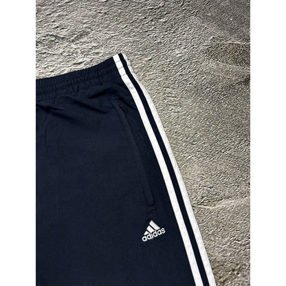 Adidas vintage navy track pants small logo 2000s drill Y2K