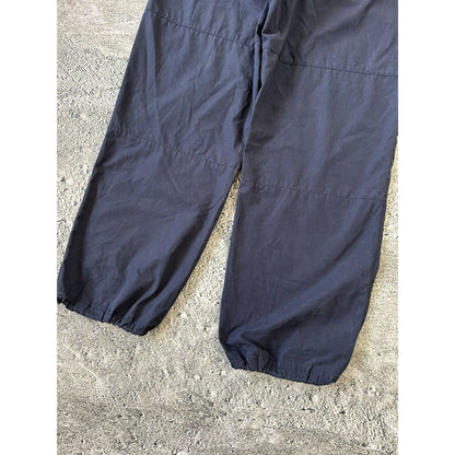 Adidas vintage navy nylon track pants baggy small logo 2000s