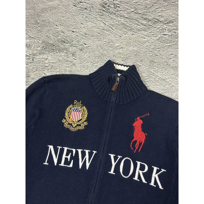 Chief Keef Polo Ralph Lauren zip sweater New York big pony