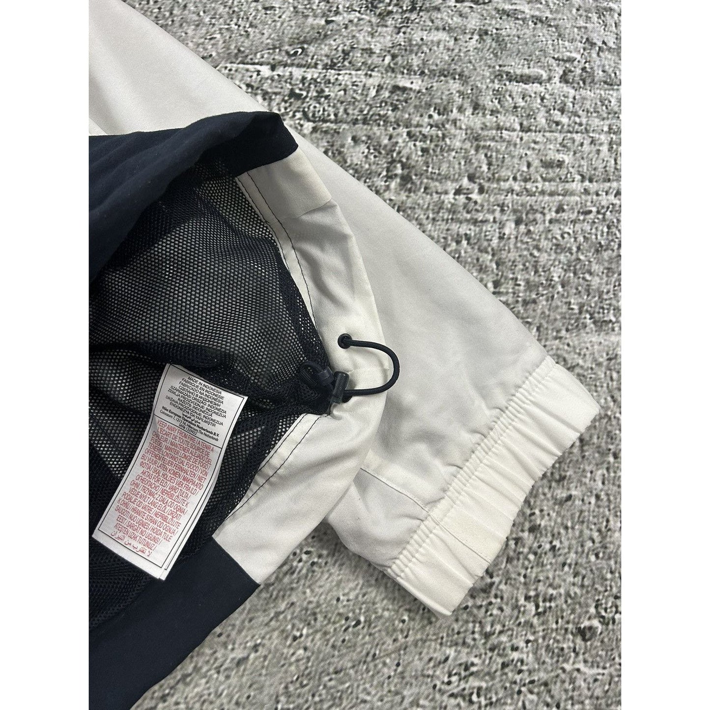 Nike track jacket nylon navy white vintage drill Y2K TN
