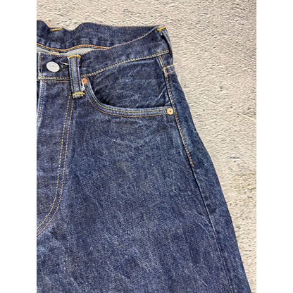 Evisu jeans daicock big logo yellow selvedge denim Japan