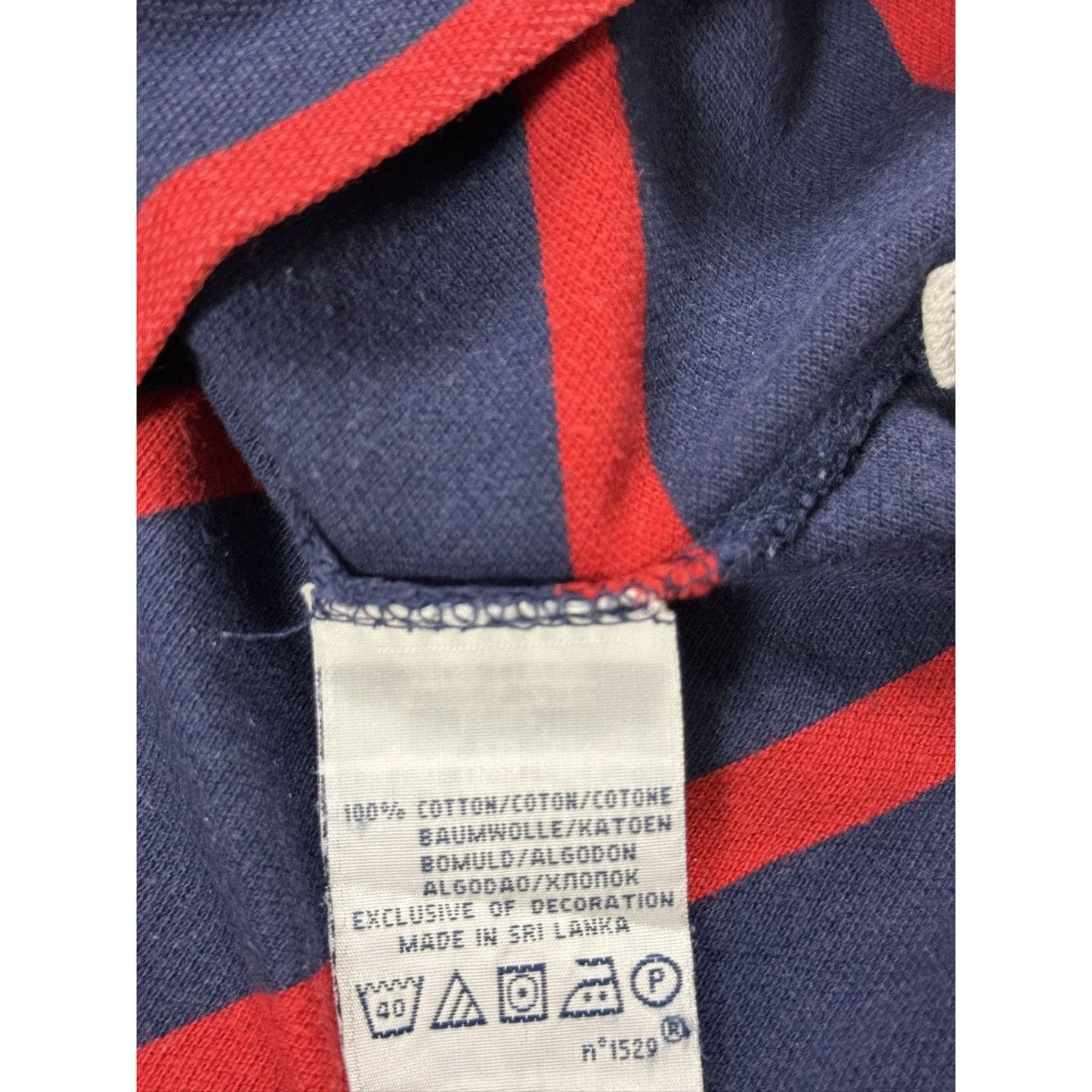 Chief Keef Polo Ralph Lauren big pony striped navy red