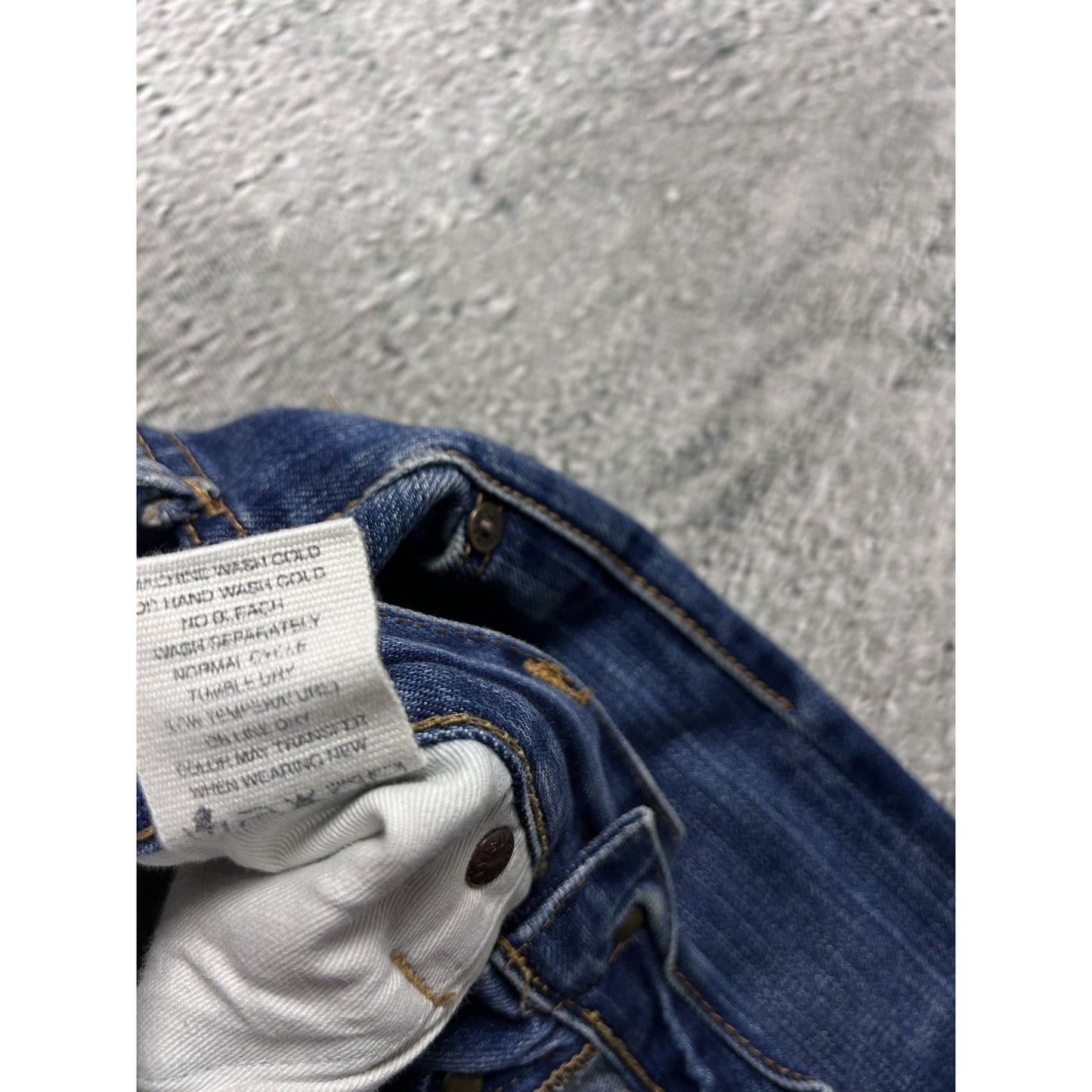 Evisu jeans daicock big logo red selvedge denim Japan