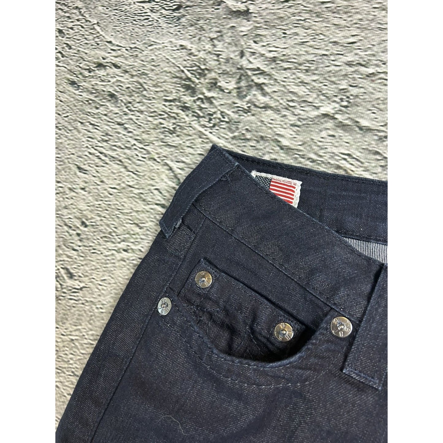 True Religion navy blue jeans Y2K bootcut vintage