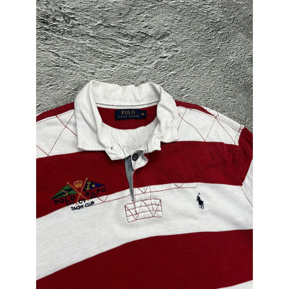 Chief Keef Polo Ralph Lauren striped longsleeve red white