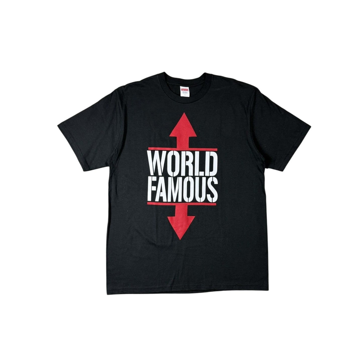 Supreme world famous SS26 t-shirt black