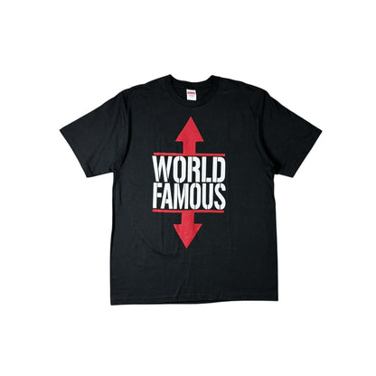 Supreme world famous SS26 t-shirt black