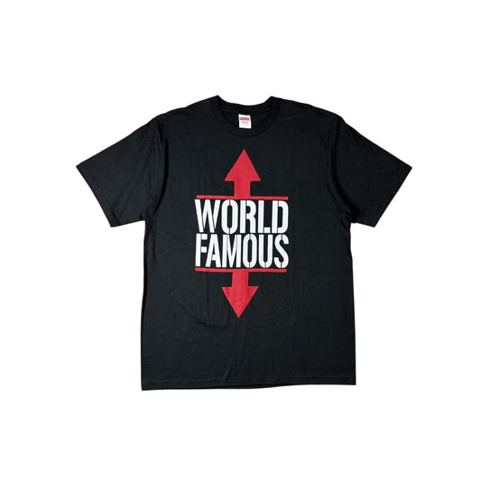 Supreme world famous SS26 t-shirt black