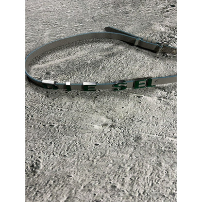 Diesel vintage crazy belt moving spell out logo