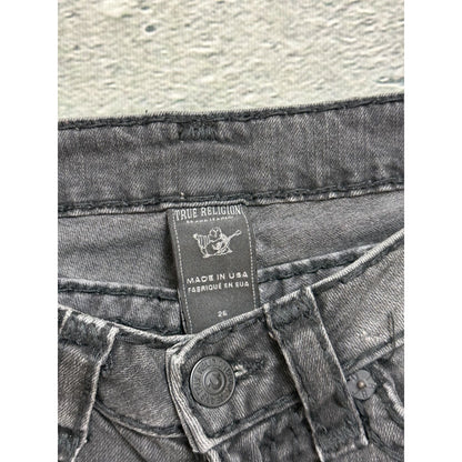 True Religion bootcut jeans black thick stitching Y2K Billy