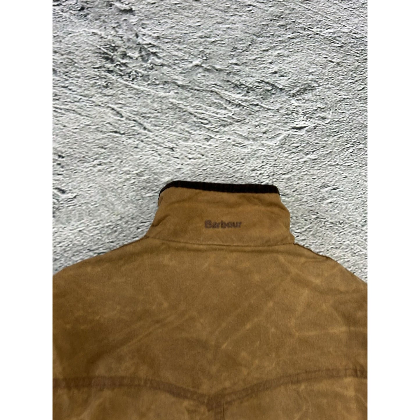 Barbour jacket brown tartan