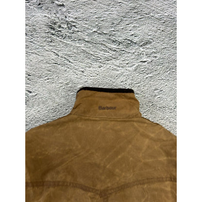 Barbour jacket brown tartan
