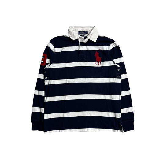 Chief Keef Polo Ralph Lauren striped longsleeve big pony