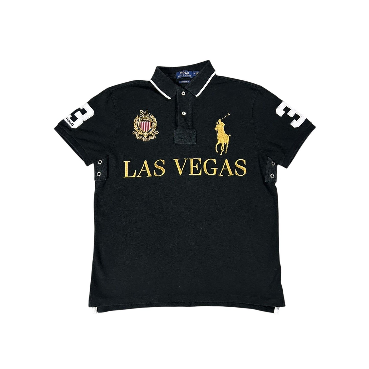 Chief Keef Polo Ralph Lauren Las Vegas vintage black gold