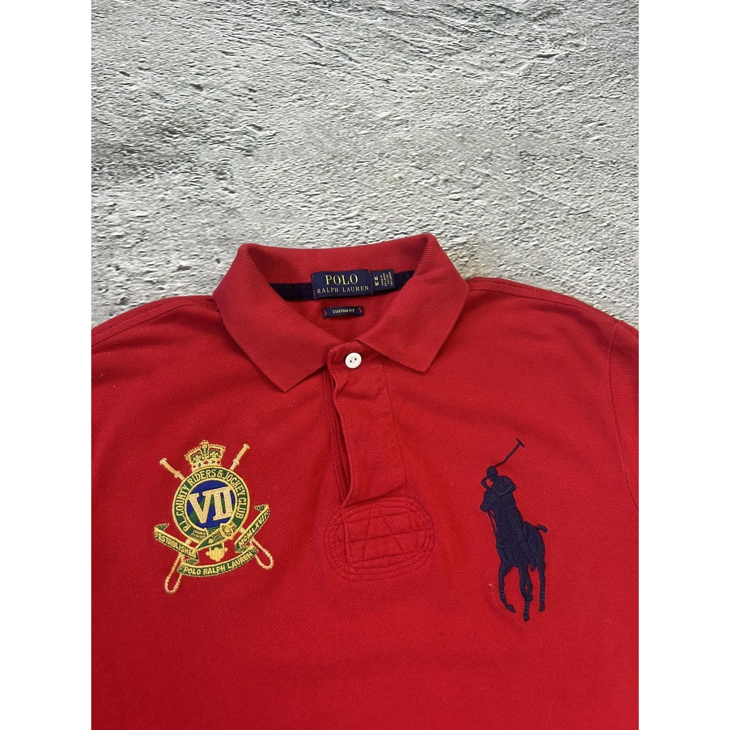 Chief Keef Polo Ralph Lauren red longsleeve big pony