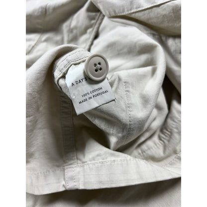 A Day's March military style cotton jacket beige