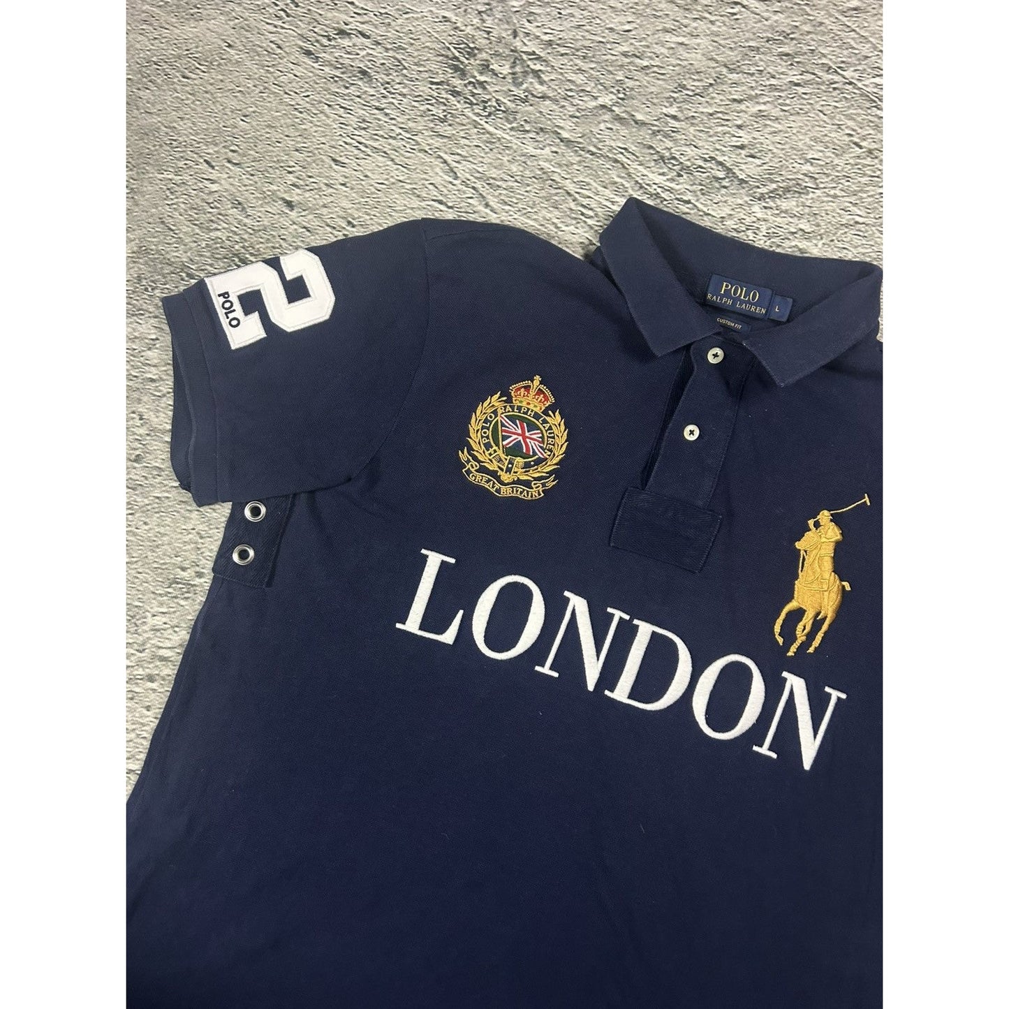 Chief Keef Polo Ralph Lauren London Polo T-shirt navy