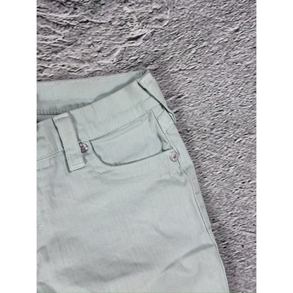 True Religion jeans mint turquoise vintage denim pants slim