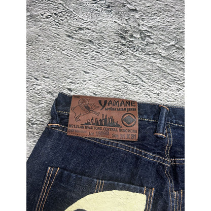 Evisu Yamane face jeans vintage selvedge denim Japan RARE