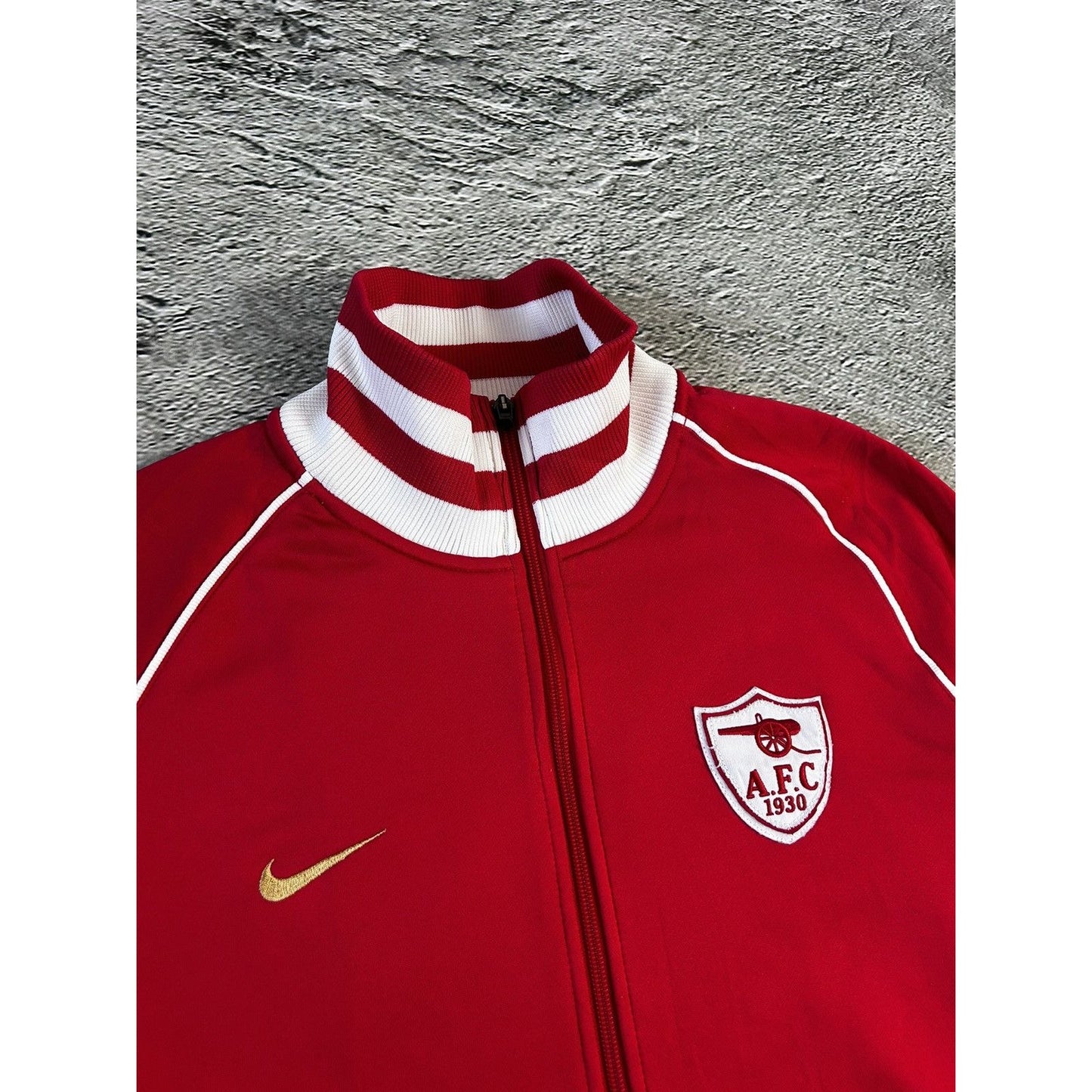 Arsenal zip sweatshirt track jacket 2007 2008 Nike vintage