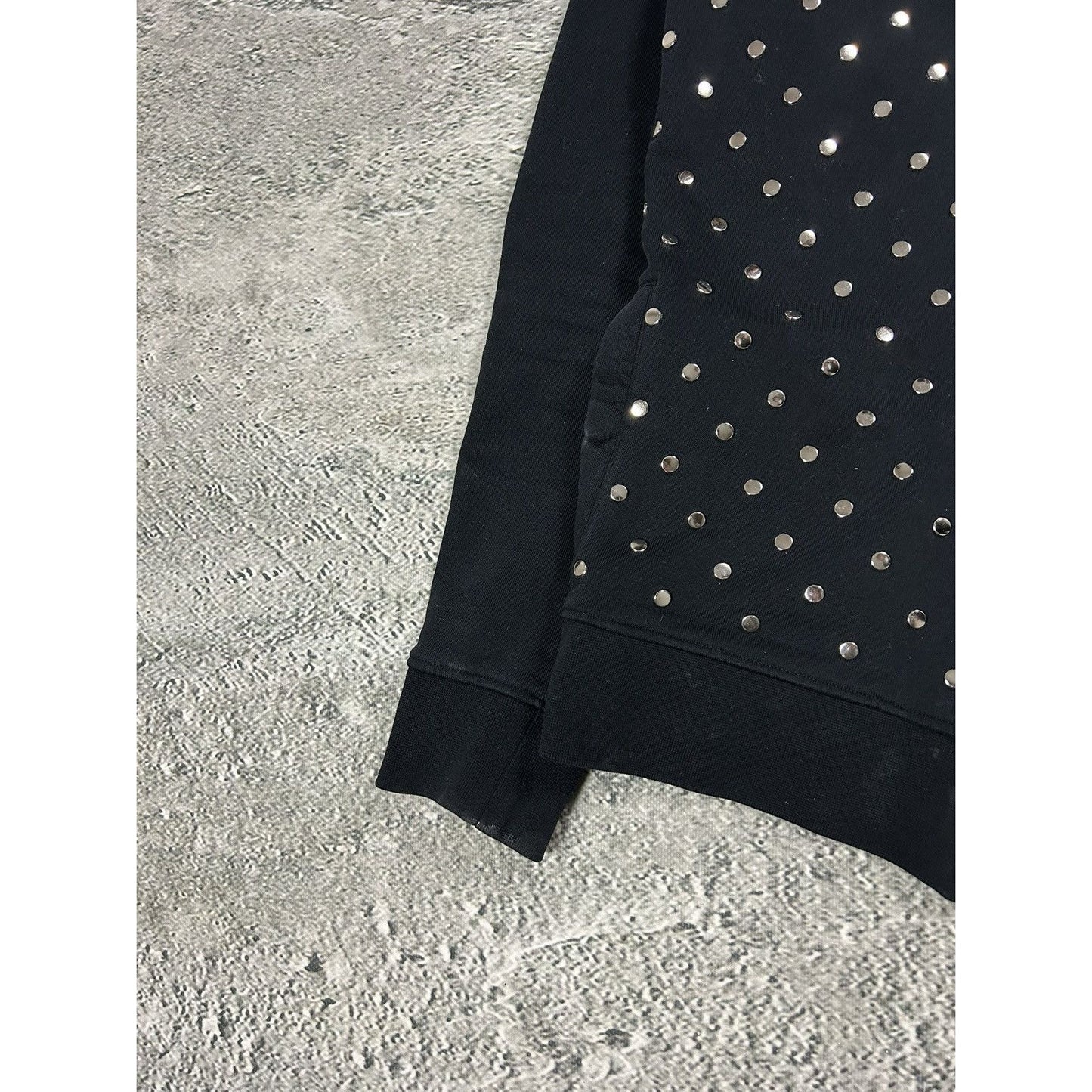 Diesel Black Gold Line studded zip hoodie