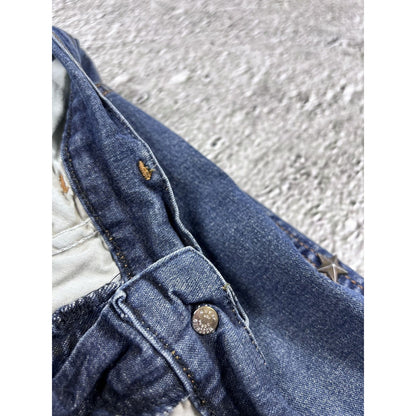 Moschino jeans stars vintage blue denim pants Y2K