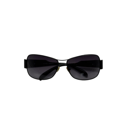 Evisu Sunglasses aviator black logo