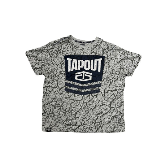 Tapout Vintage Y2K T-shirt big logo grey
