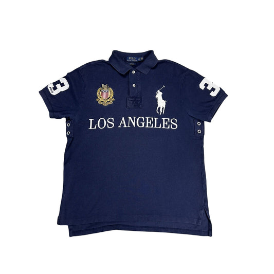 Chief Keef Polo Ralph Lauren Los Angeles vintage shirt navy
