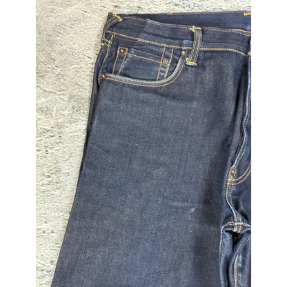 Evisu jeans daicock big logo yellow selvedge denim