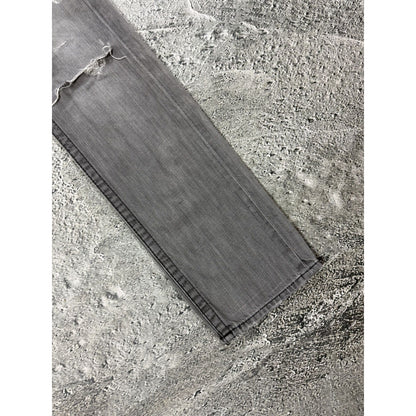 True Religion jeans vintage grey Drew straight distressed