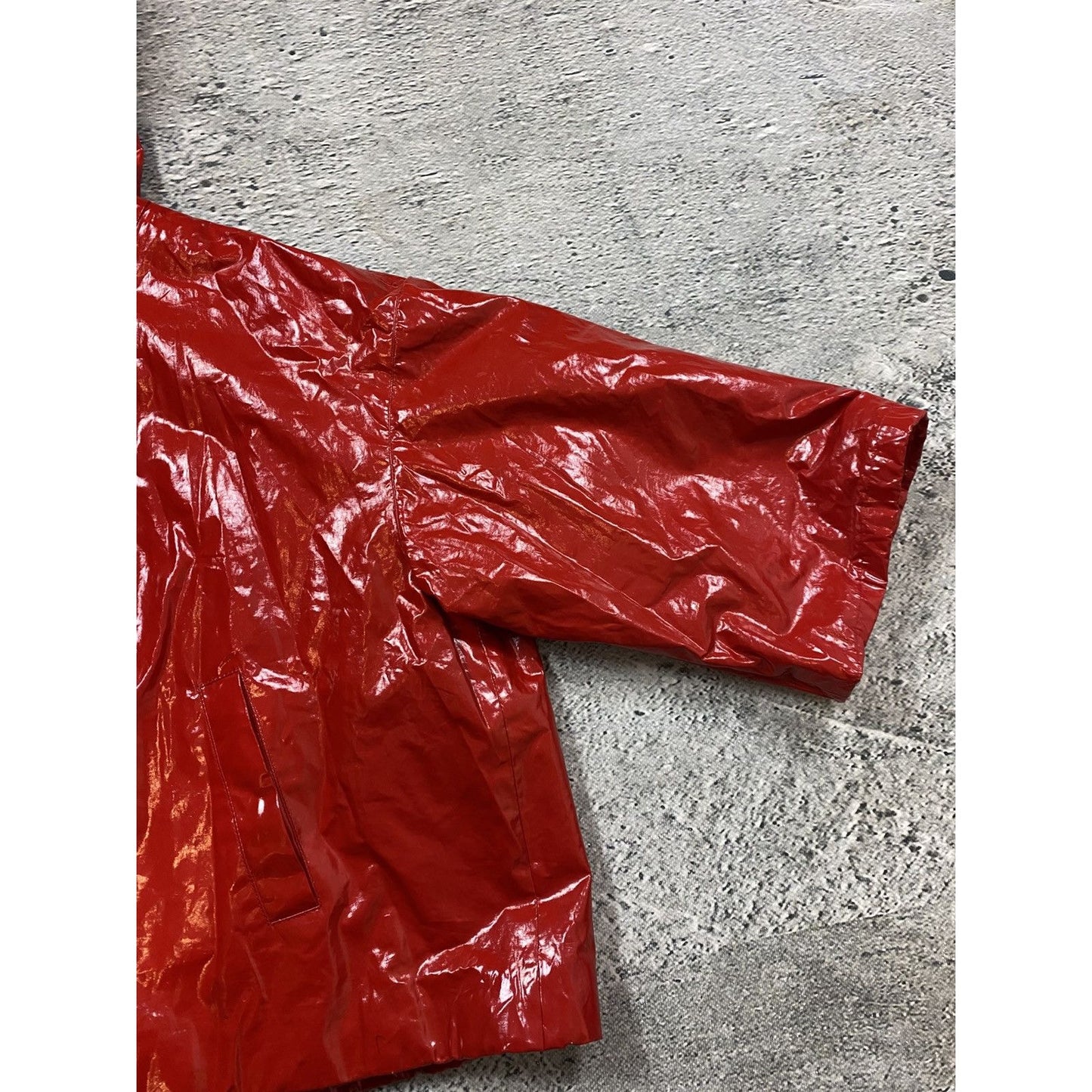 Prada jacket red raincoat 2008