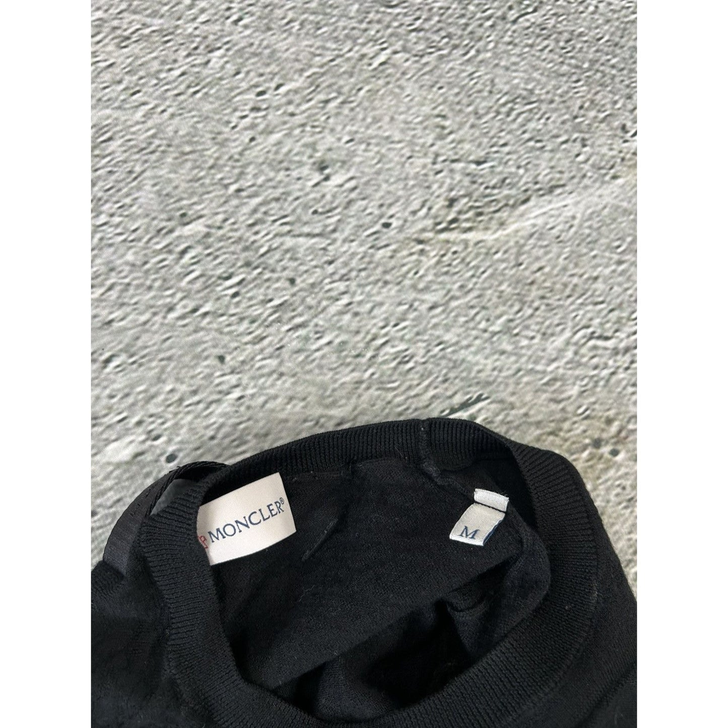 Moncler x 1017 alyx 9sm knit black sweater