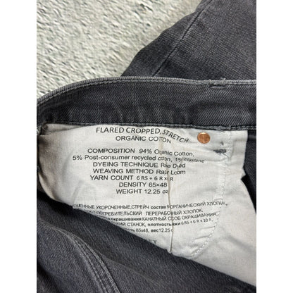 Arket flared black washed jeans Y2K basic bootcut