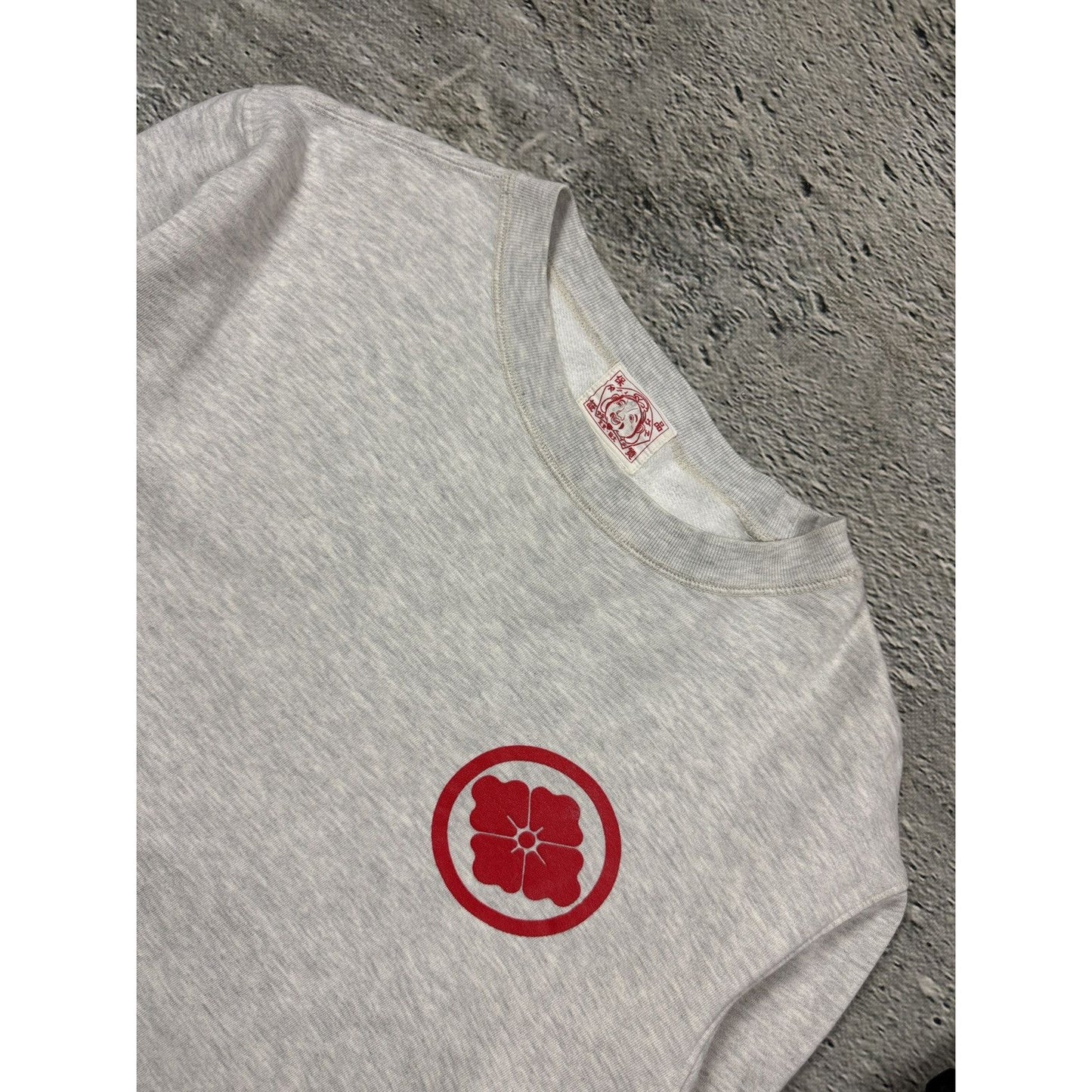 Evisu sweatshirt daicock seagull vintage grey Y2K