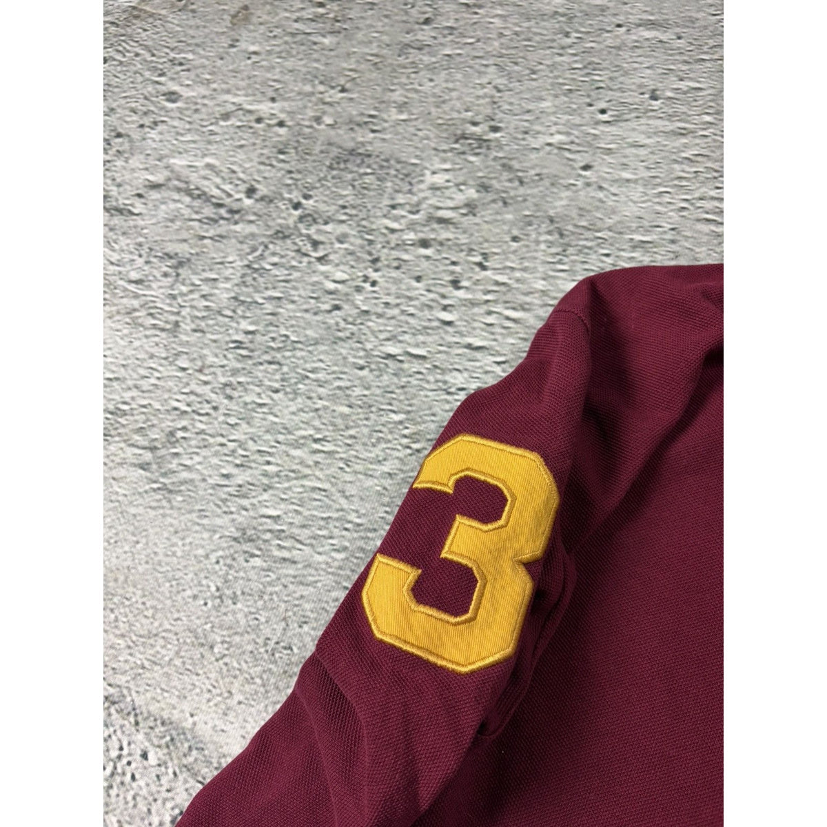 Chief Keef Polo Ralph Lauren burgundy big pony white