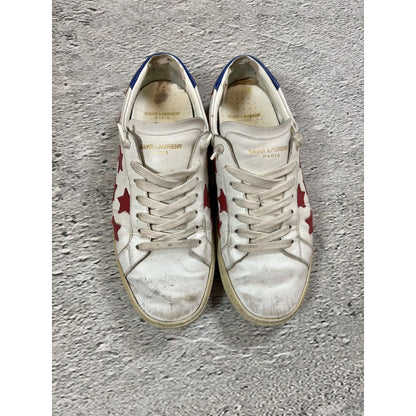 Saint Laurent Hedi Slimane sl06 Star sneakers low white red SLP