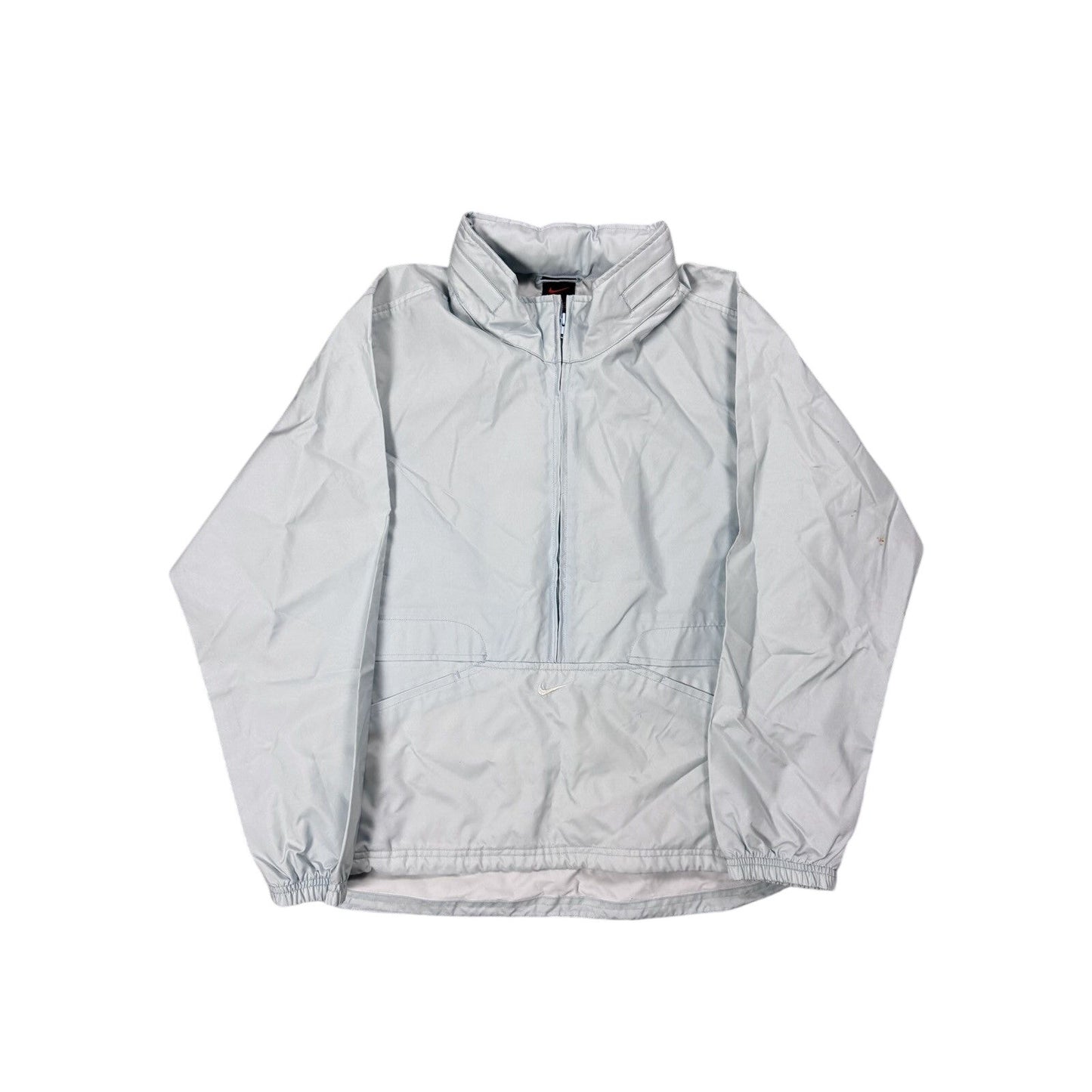 Nike anorak track jacket vintage baby blue 90s center swoosh
